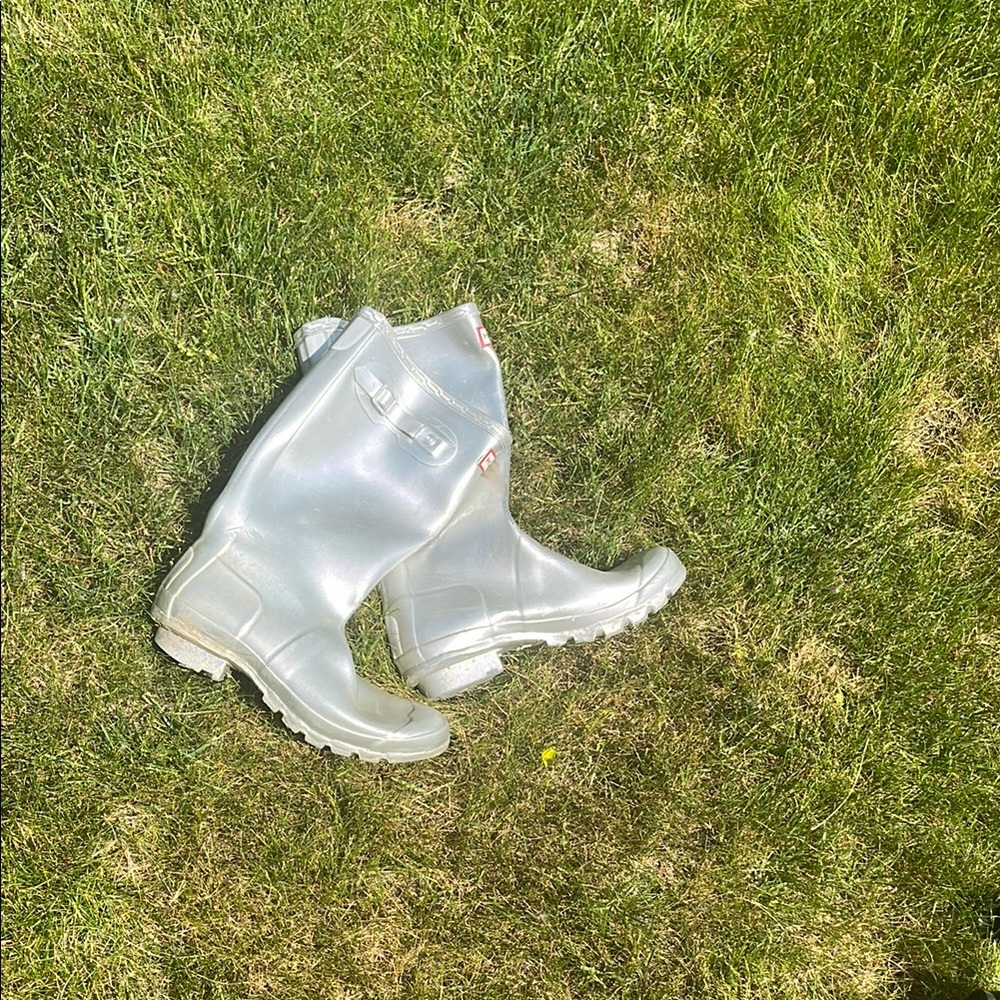 Chrome Rain Boots